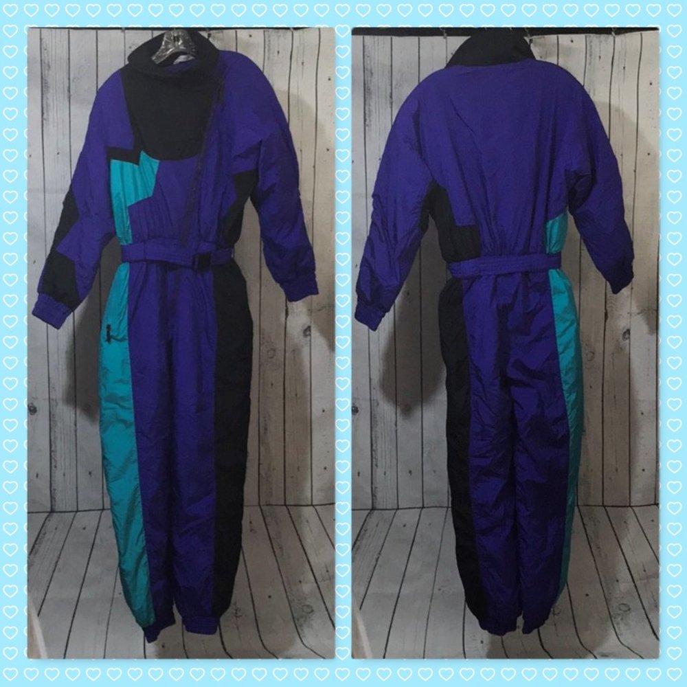 VTG Profile Ski snow overall zipper warm comfy